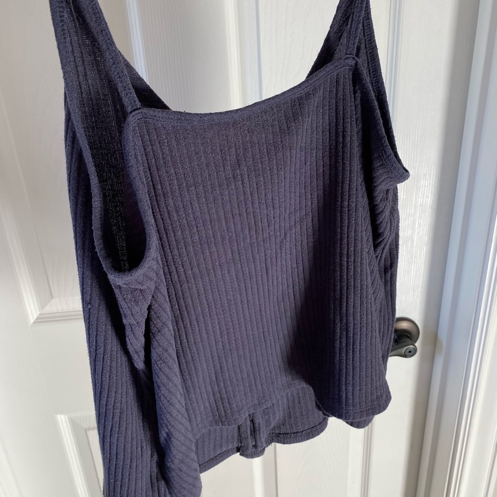 AE Button Front Tank Top - Picture 2 of 4